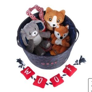New.EV1 Dog & Puppy Bin and Bundle Set 6pc.
